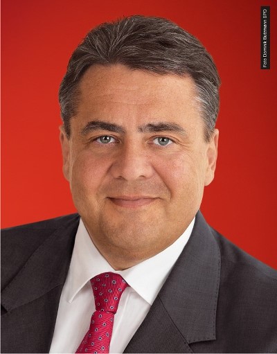 Der SPD-Parteivorsitzende Sigmar Gabriel kommt nach Giengen