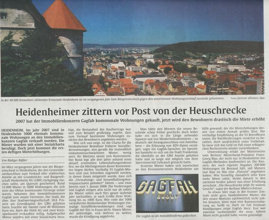 Heidenheimer zittern vor Post von der Heuschrecke